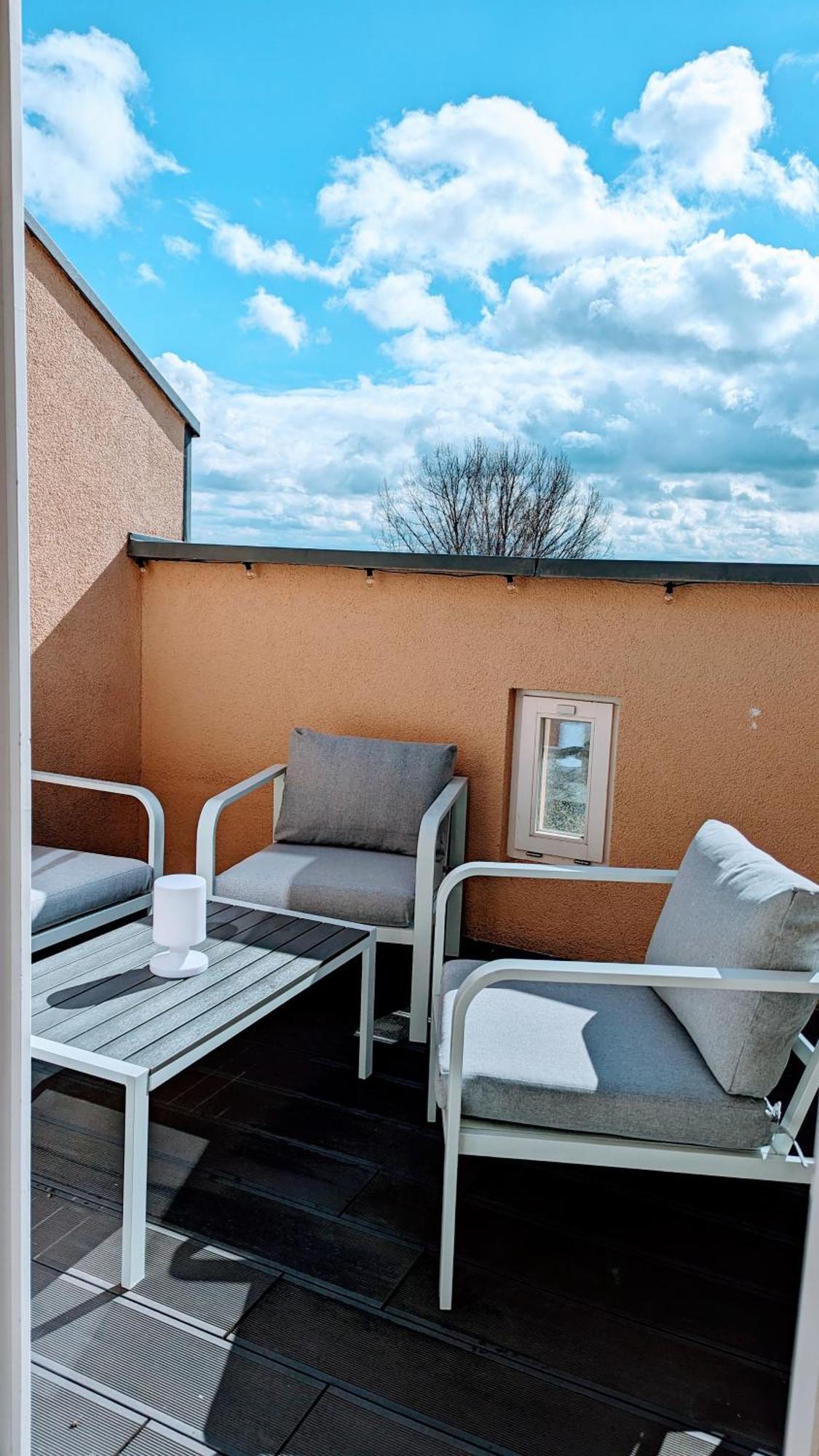 Rooftop Art Apartment, E-Roller,Ausblick,Wlan,Tv ケムニッツ エクステリア 写真