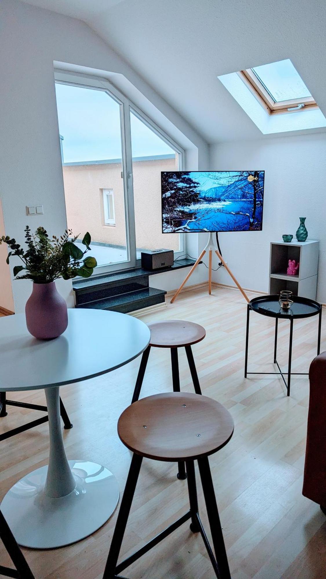Rooftop Art Apartment, E-Roller,Ausblick,Wlan,Tv ケムニッツ エクステリア 写真